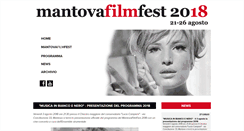 Desktop Screenshot of mantovafilmfestival.com
